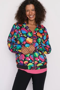 Lorraine Designs Jackets & Coats*London Arty Spot Hooded Jacket