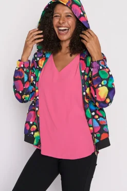 Lorraine Designs Jackets & Coats*London Arty Spot Hooded Jacket