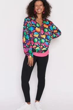 Lorraine Designs Jackets & Coats*London Arty Spot Hooded Jacket