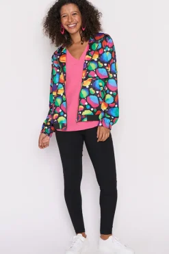 Lorraine Designs Jackets & Coats*London Arty Spot Hooded Jacket
