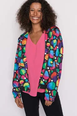 Lorraine Designs Jackets & Coats*London Arty Spot Hooded Jacket
