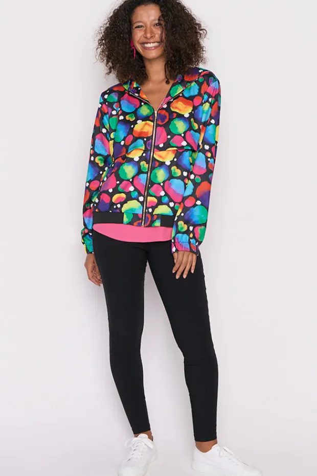 Lorraine Designs Jackets & Coats*London Arty Spot Hooded Jacket