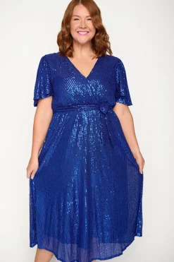 Lorraine Sequin Dresses | Cocktail Dresses*Lover Cobalt Sequin Dress