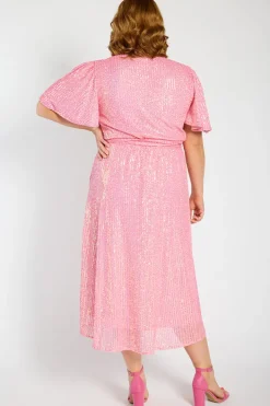 Lorraine Sequin Dresses | Cocktail Dresses*Lover Pink Sequin Dress