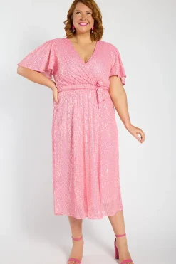 Lorraine Sequin Dresses | Cocktail Dresses*Lover Pink Sequin Dress