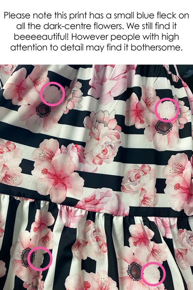 Lorraine Designs Casual Dresses | Fit & Flare Dresses*Lulu Stripe Floral Dress