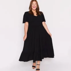 YD International Casual Dresses | Fit & Flare Dresses*Lynette Black Dress