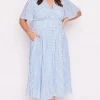 Lorraine Designs Casual Dresses*Mable Blue Dress