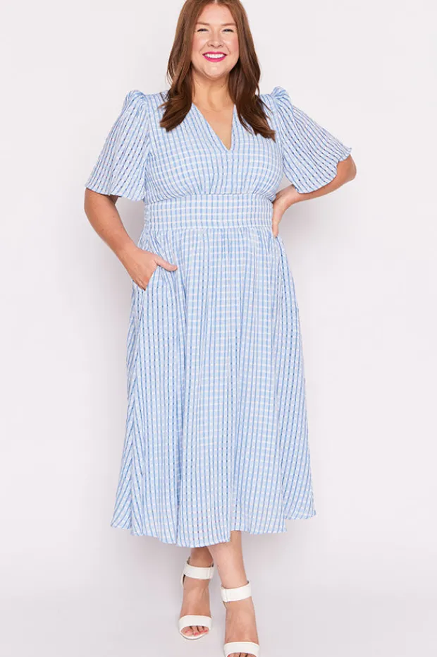 Lorraine Designs Casual Dresses*Mable Blue Dress