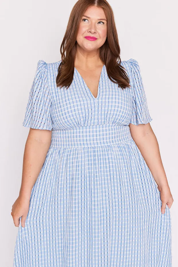 Lorraine Designs Casual Dresses*Mable Blue Dress
