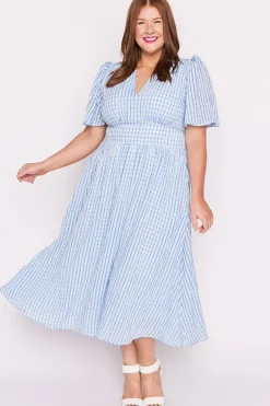 Lorraine Designs Casual Dresses*Mable Blue Dress
