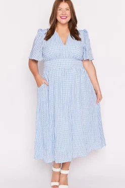Lorraine Designs Casual Dresses*Mable Blue Dress