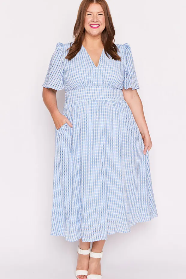 Lorraine Designs Casual Dresses*Mable Blue Dress
