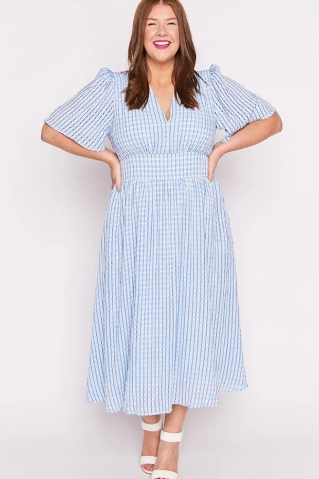 Lorraine Designs Casual Dresses*Mable Blue Dress