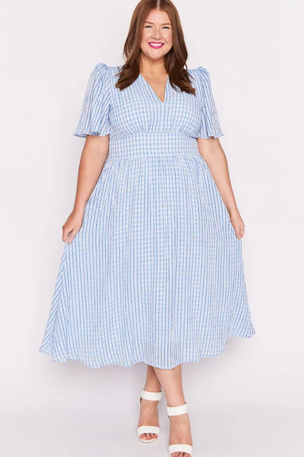 Lorraine Designs Casual Dresses*Mable Blue Dress