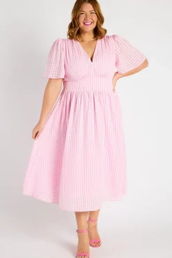 Lorraine Designs Casual Dresses*Mable Pink Dress
