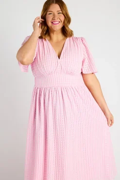 Lorraine Designs Casual Dresses*Mable Pink Dress