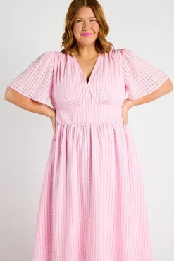 Lorraine Designs Casual Dresses*Mable Pink Dress