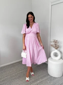 Lorraine Designs Casual Dresses*Mable Pink Dress