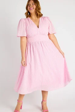 Lorraine Designs Casual Dresses*Mable Pink Dress