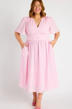 Lorraine Designs Casual Dresses*Mable Pink Dress