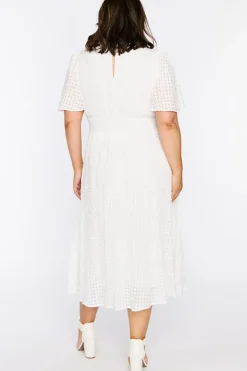 Lorraine Designs Casual Dresses*Mable White Dress