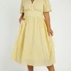 Lorraine Designs Casual Dresses*Mable Yellow Dress