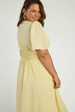 Lorraine Designs Casual Dresses*Mable Yellow Dress