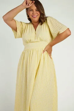 Lorraine Designs Casual Dresses*Mable Yellow Dress