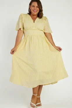 Lorraine Designs Casual Dresses*Mable Yellow Dress