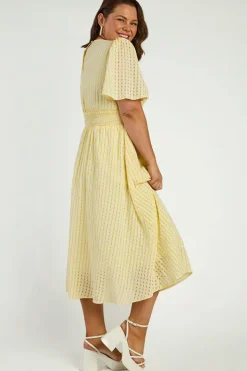 Lorraine Designs Casual Dresses*Mable Yellow Dress