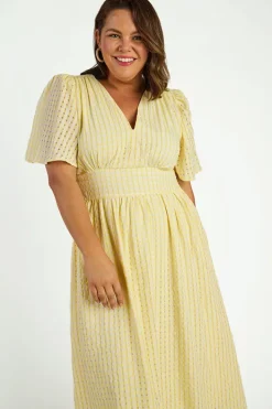 Lorraine Designs Casual Dresses*Mable Yellow Dress