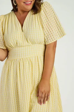 Lorraine Designs Casual Dresses*Mable Yellow Dress