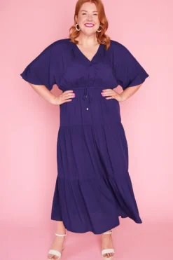 Lorraine Designs Casual Dresses | Fit & Flare Dresses*Maddie Navy Dress