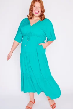 Lorraine Designs Casual Dresses | Fit & Flare Dresses*Maddie Teal Dress