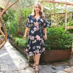 Lorraine Designs Casual Dresses | Fit & Flare Dresses*Mandy Autumn Leaves Dress
