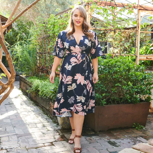 Lorraine Designs Casual Dresses | Fit & Flare Dresses*Mandy Autumn Leaves Dress
