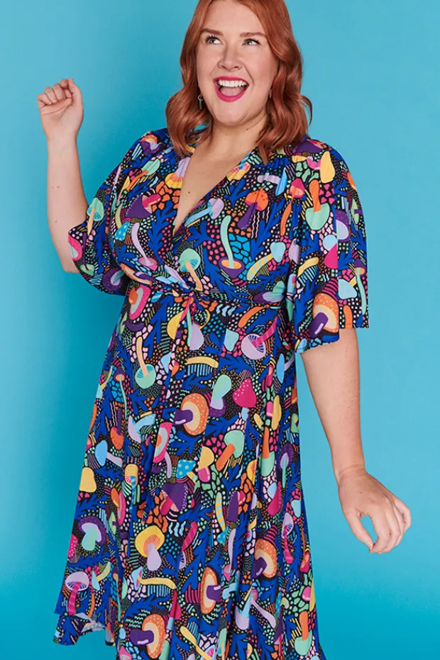 Lorraine Designs Casual Dresses | Cocktail Dresses*Mandy Rainbow Shrooms Dress