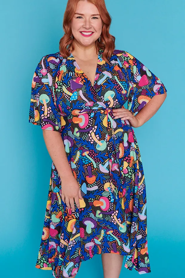 Lorraine Designs Casual Dresses | Cocktail Dresses*Mandy Rainbow Shrooms Dress