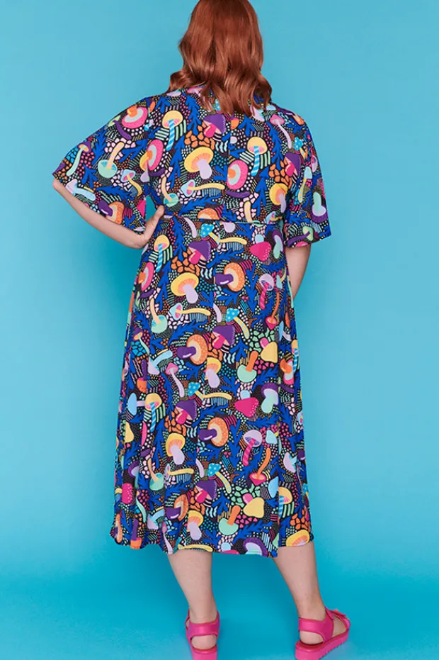 Lorraine Designs Casual Dresses | Cocktail Dresses*Mandy Rainbow Shrooms Dress