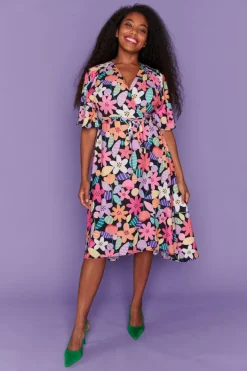 Lorraine Designs Casual Dresses | Fit & Flare Dresses*Mandy Spring Fling Wrap Dress