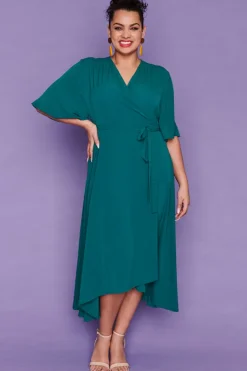 Lorraine Designs Casual Dresses | Fit & Flare Dresses*Mandy Teal Dress