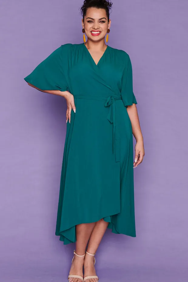 Lorraine Designs Casual Dresses | Fit & Flare Dresses*Mandy Teal Dress