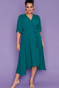 Lorraine Designs Casual Dresses | Fit & Flare Dresses*Mandy Teal Dress