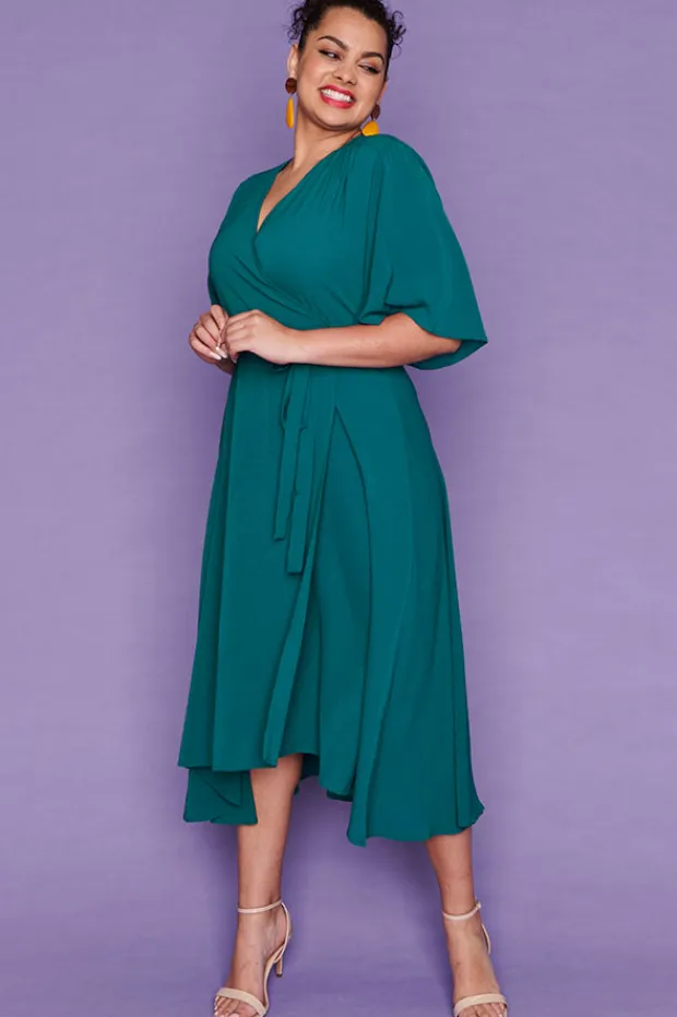 Lorraine Designs Casual Dresses | Fit & Flare Dresses*Mandy Teal Dress