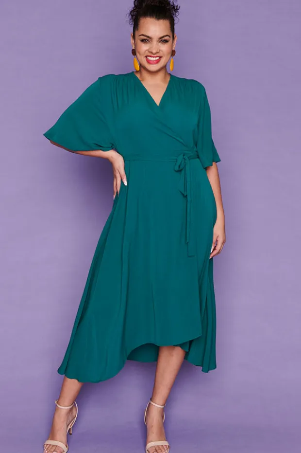 Lorraine Designs Casual Dresses | Fit & Flare Dresses*Mandy Teal Dress