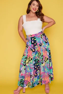 Label of Love Pants & Jeans*Marissa Electric Leopard Pants