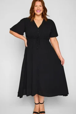 Lorraine Designs Fit & Flare Dresses | Casual Dresses*Marley Black Dress