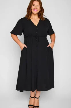Lorraine Designs Fit & Flare Dresses | Casual Dresses*Marley Black Dress