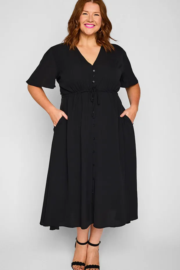 Lorraine Designs Fit & Flare Dresses | Casual Dresses*Marley Black Dress